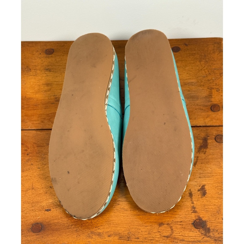 Kosker Yemeni Leather Handmade Turkish Classic Slip-On Shoes Mens US 8 Blue - Picture 6 of 6
